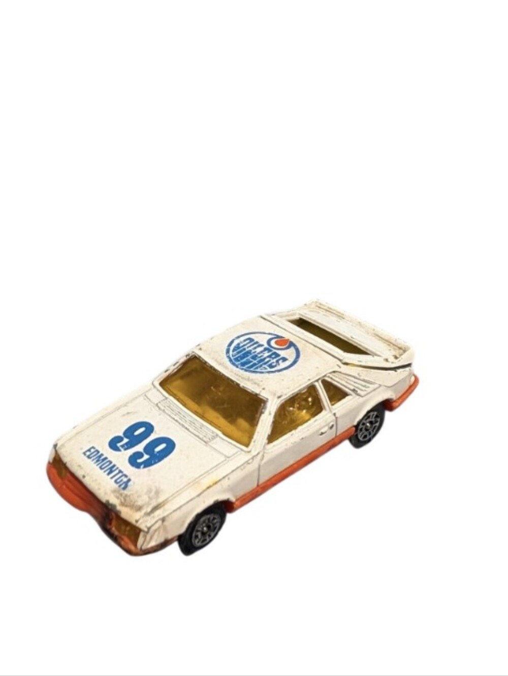 Corgi Die Cast Car Wayne Gretzky #99 Oilers 1:64 Ford Mustang Cobra